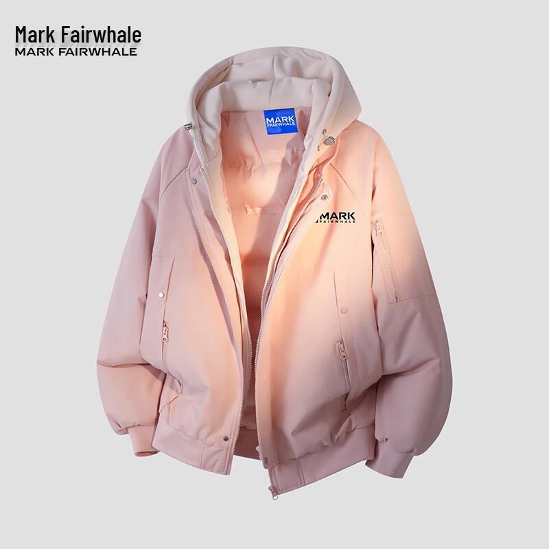 Mark Fairwhale Men's Trendy Faux Layered Padded Jacket