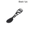 1/5Pcs 10-in-1 Stainless Steel Camping Utensils Set - Travel Hiking Cutlery Fork Spoon Opener Outdoor Survival Gear Tableware
