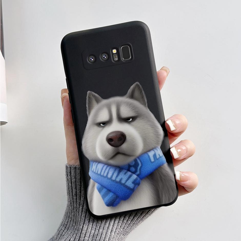 Cases For Samsung Galaxy Note8 Protection Back Covers Soft Silicone Cases For Samsung Note 8 Fashion Cartoon Printed Phone Coque