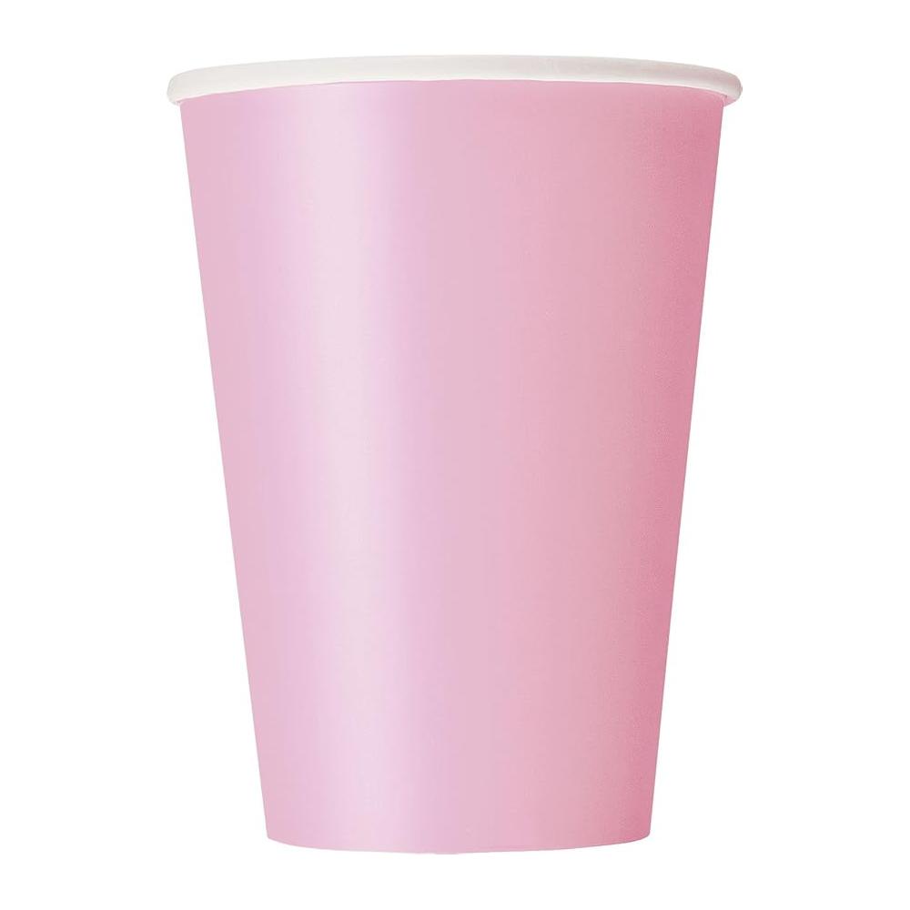 Unique Party Paper Plain Party Cups (Pack of 10)