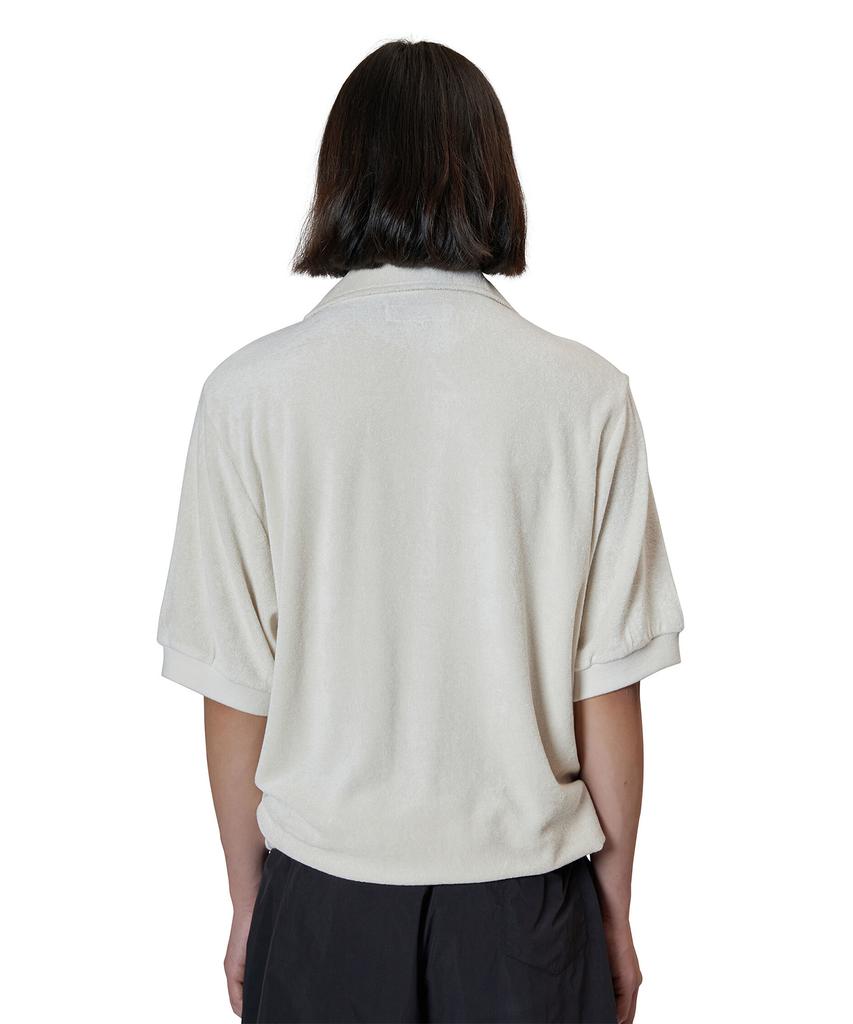 Beulaunyadeu Terry Polo Shirt, Off-White