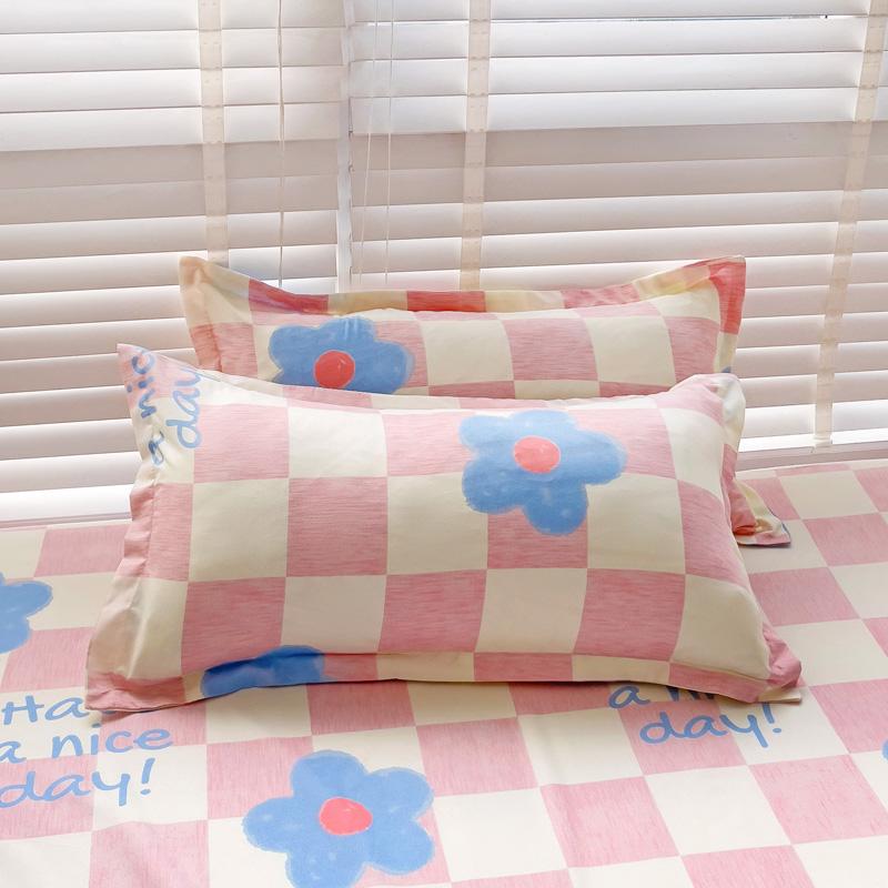 MissDeer 2pcs Pillow Cover Printed Pillowcase 48x74cm Pillowslip for Home Bed Cushion Cover Rectangle Pillow Case funda almohada
