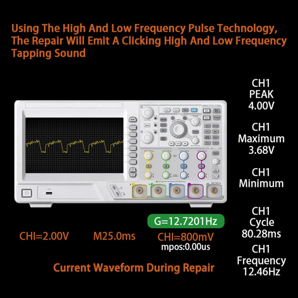 LCD Display Pulse Repair Charger for Car, Lawn Mower, Motorcycle, Boat, SUV AGM Gel Cell Lead Acid Battery