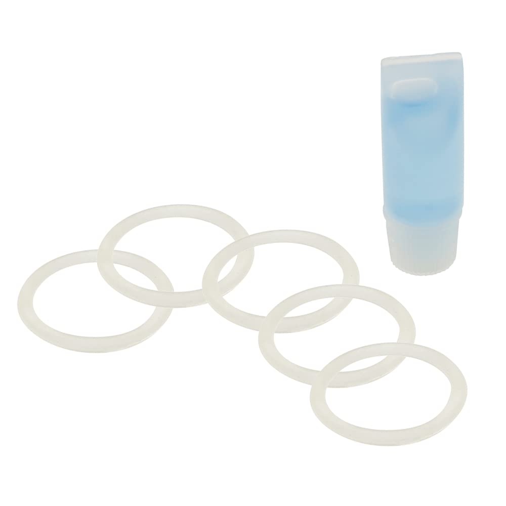 [APS CO2 Handgun Magazine for Japan Model Only] Genuine APS Replacement O-Rings for Magazine Bases (Set of 5) with Grease