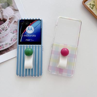 Motorola Razr 50 Ultra Ring Buckle Anti-Drop Case for Women