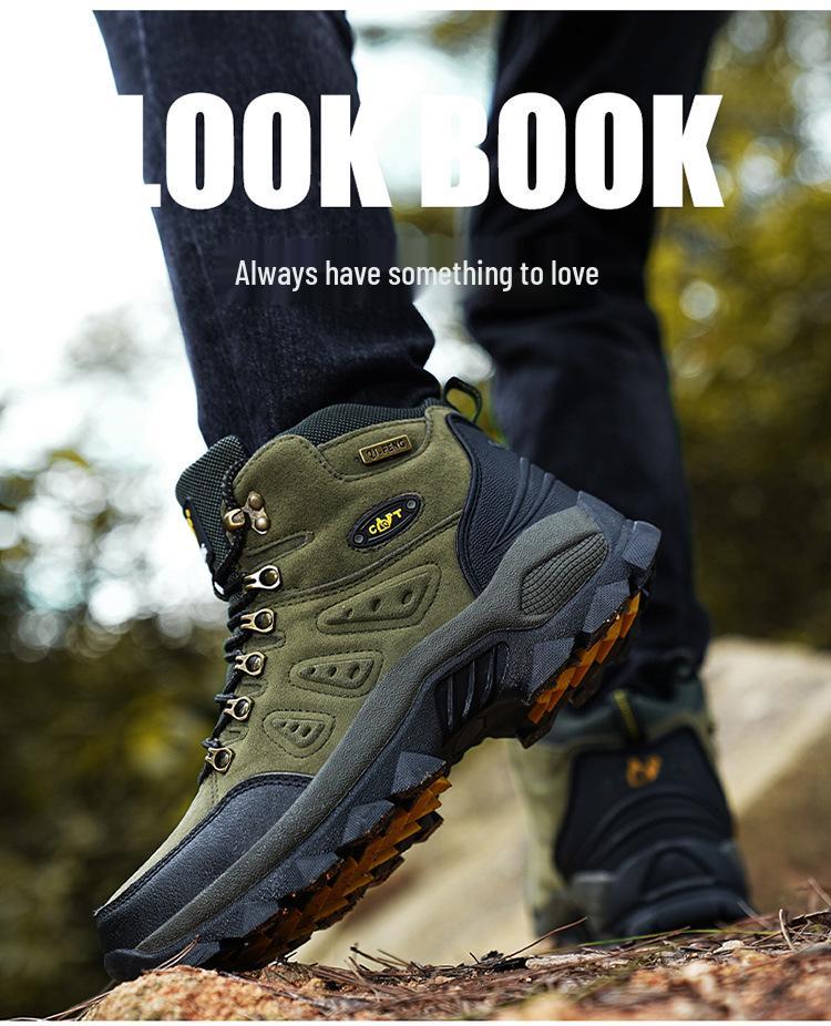 Plus Size Autumn/Winter High-Top Hiking Boots for Couples