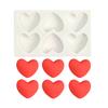 Multi Cavity Silicone Bakewares Heart Shaped Molds for Chocolate Cake Fondant Candy Baking Tool Kitchen Accessories