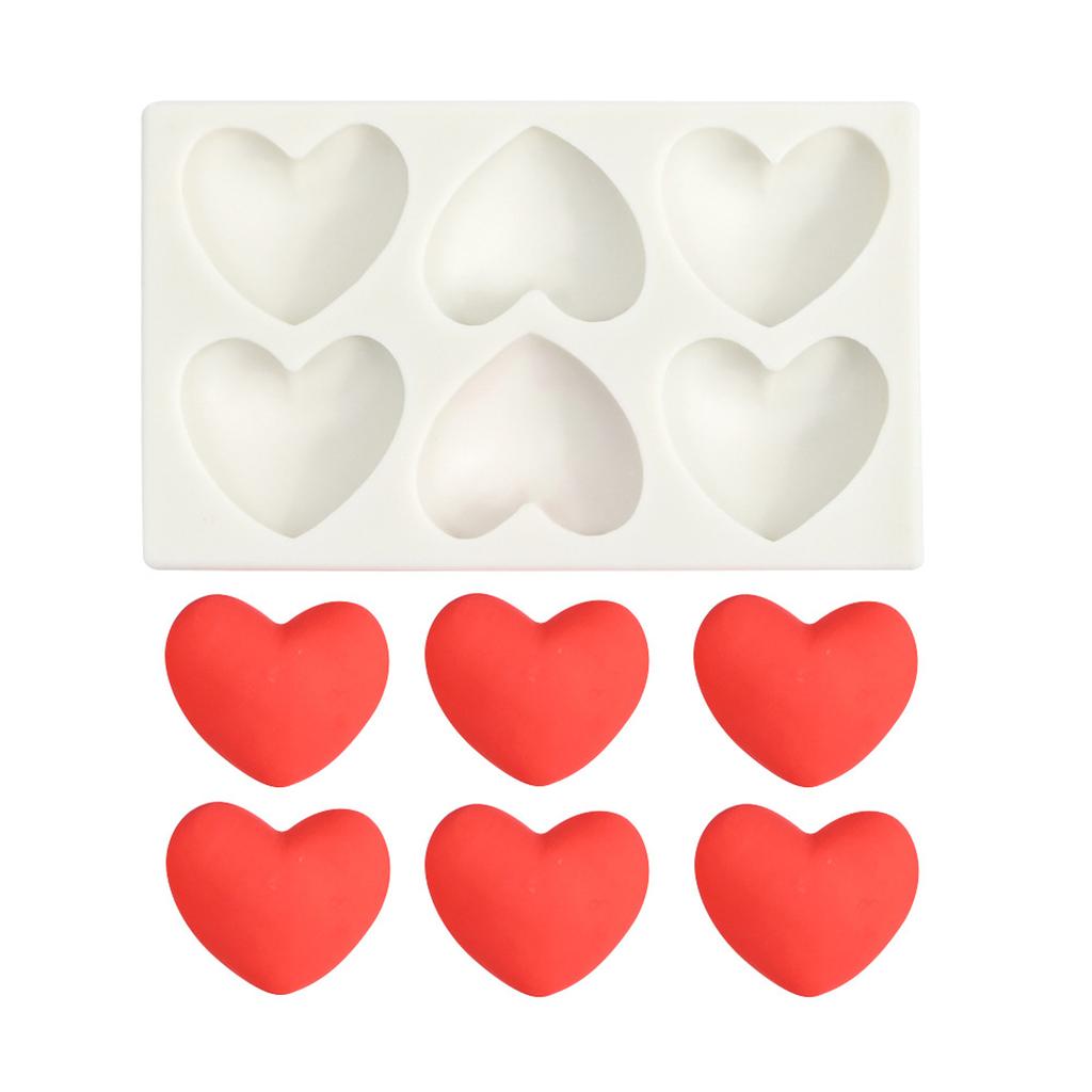 Multi Cavity Silicone Bakewares Heart Shaped Molds for Chocolate Cake Fondant Candy Baking Tool Kitchen Accessories