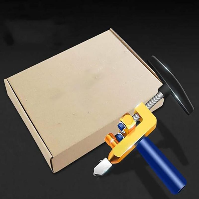 2-in-1 Professional Glass Cutter Set Glass Cutting Tool Diy Tile Cutting Tools 3-15mm Glsss Cutting Tools Set бежевый