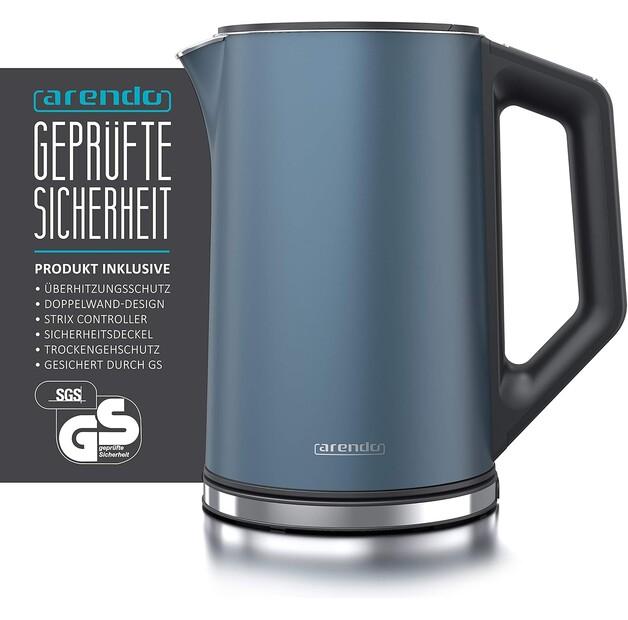 Чайник Arendo Elegant admiralsblau (304583)