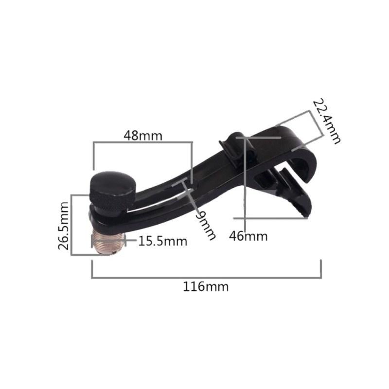 Shockproof Clip for Instrument Drum Microphone Holder Mic Clip Tool
