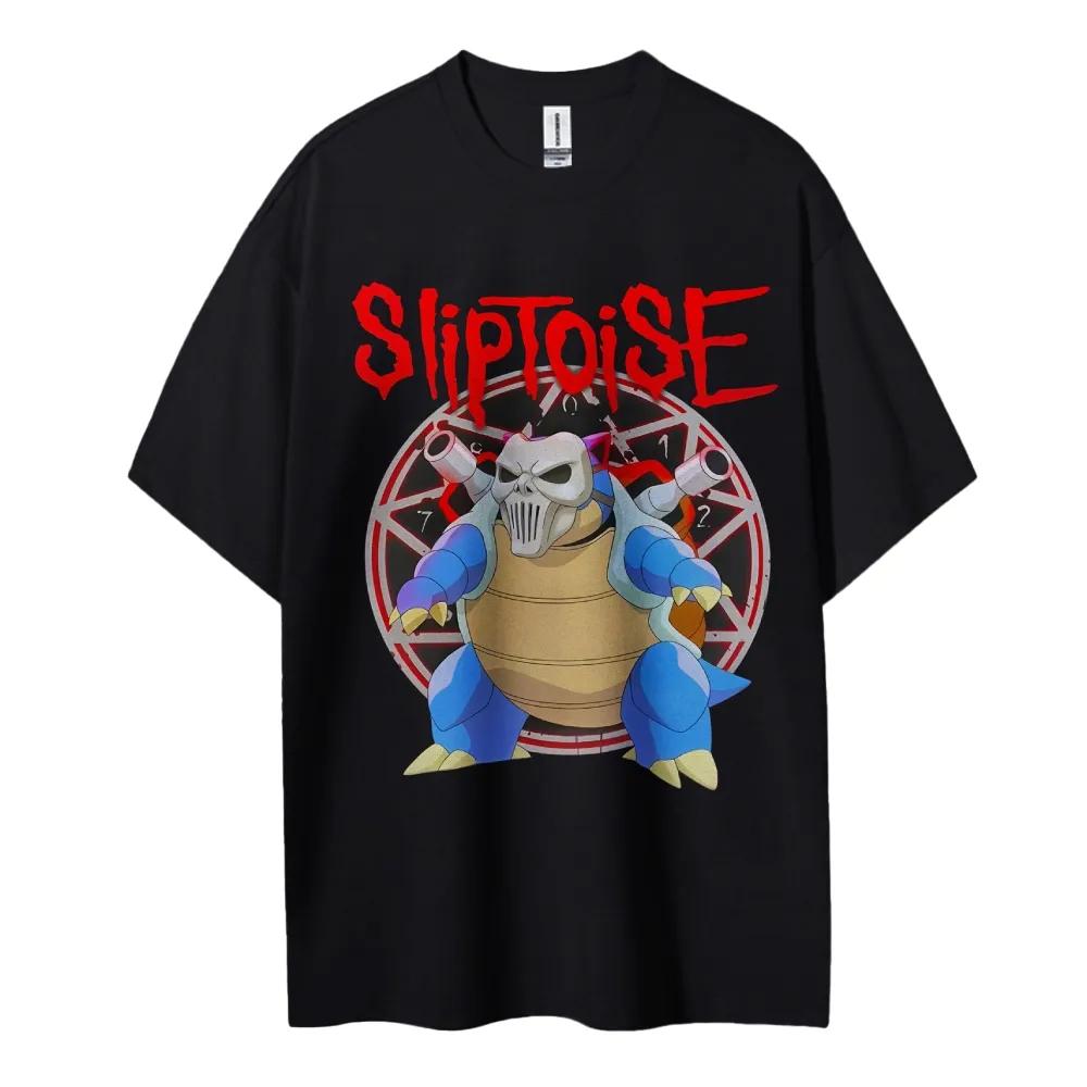 

Pokemon Printed Short Sleeve Casual Summer Wear Mens Comfortable Clothing Mens Clothing Short Sleeve Half Sleeve Top 3XL