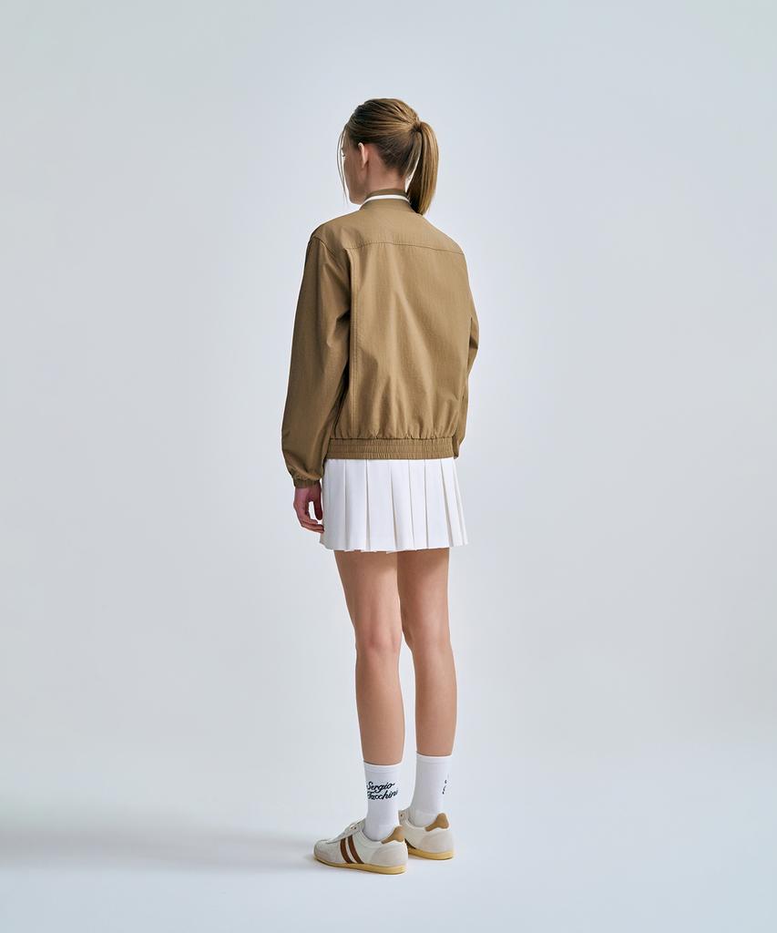 Sergio Tacchini U Light Stretch Varsity Jacket (D.Beige)