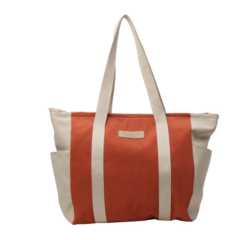 

Міська проста жіноча модна портативна сумка великої місткості через плече, повсякденна жіноча сумка помаранчевий