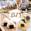 Triangular Rice Ball Sushi Mold Wooden Non Stick Sushi Press Maker Gadgets for Home Picnic Lunch DIY Meal Prep