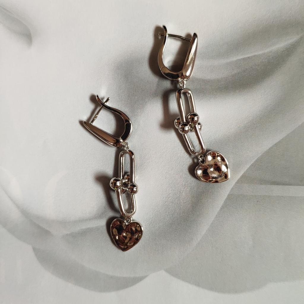 Kolczyki srebrne bez kamieni (2128465)