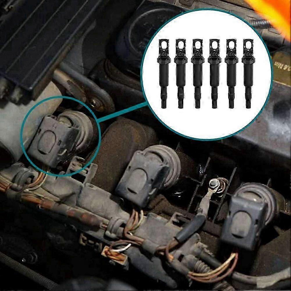 4 Pcs for BMW E46 E60 E85 E90 Ignition Coils with Spark Plug Connector 12138657273 12137594937