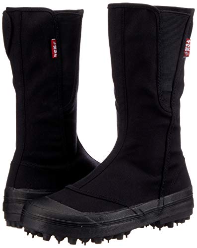 Fukuyama Rubber Spiked Work Boots, Oyakata Tora-san #30, Men's, Black, Size 26.5 Cm, 3E