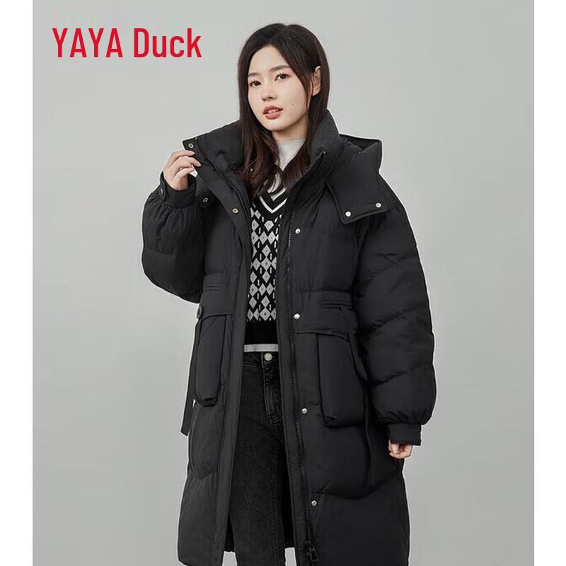 

Женский пуховик YAYA с капюшоном свободного кроя M