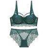 European & American Sexy Lace Push-up Bra Set for Women & Girls, Style 1824