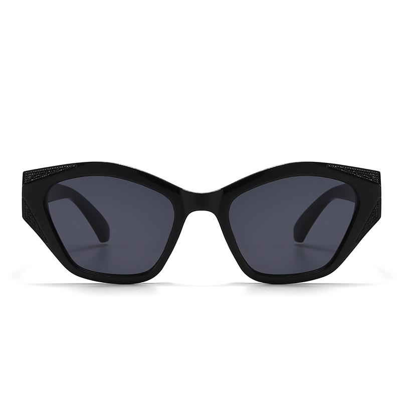 Cross-Border Specially Designed for Angular Cat-Eye Sunglasses Modern Retro Temples Sunglasses Lh179
