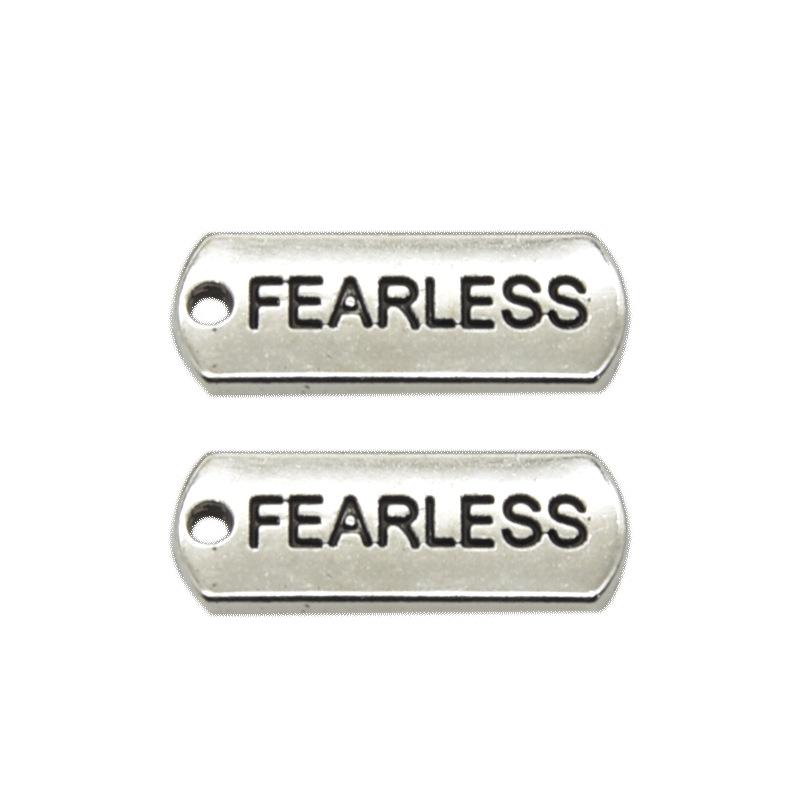 Pendentif étiquette mot inspirant doré vintage DIY pour la fabrication de bijoux