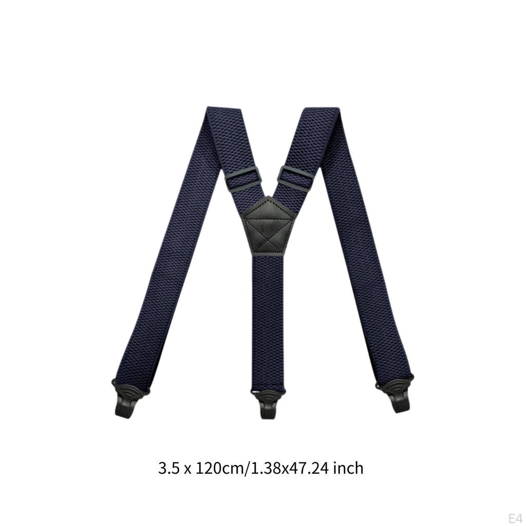 Hidden Suspenders for Belt Loops under Clothes 3 Clips Suspender