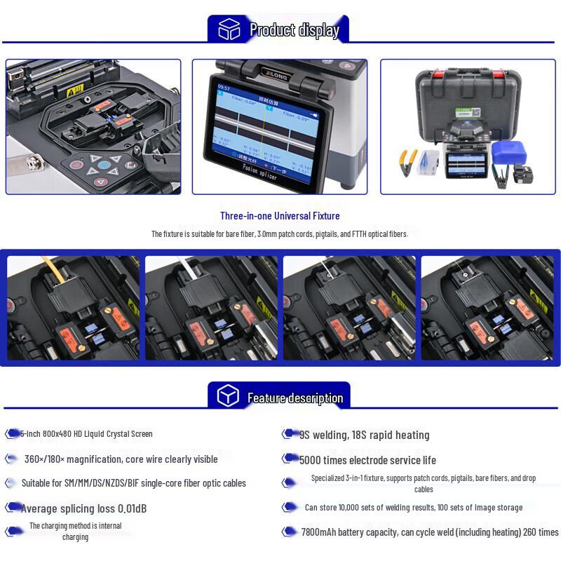 TOPULAN JILONG Fiber Optic Fusion Splicers and Accessories