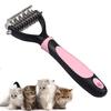 Professional Pet Undercoat Rake Dematting Comb Grooming Stripping Tool for Dog Cat Puppy