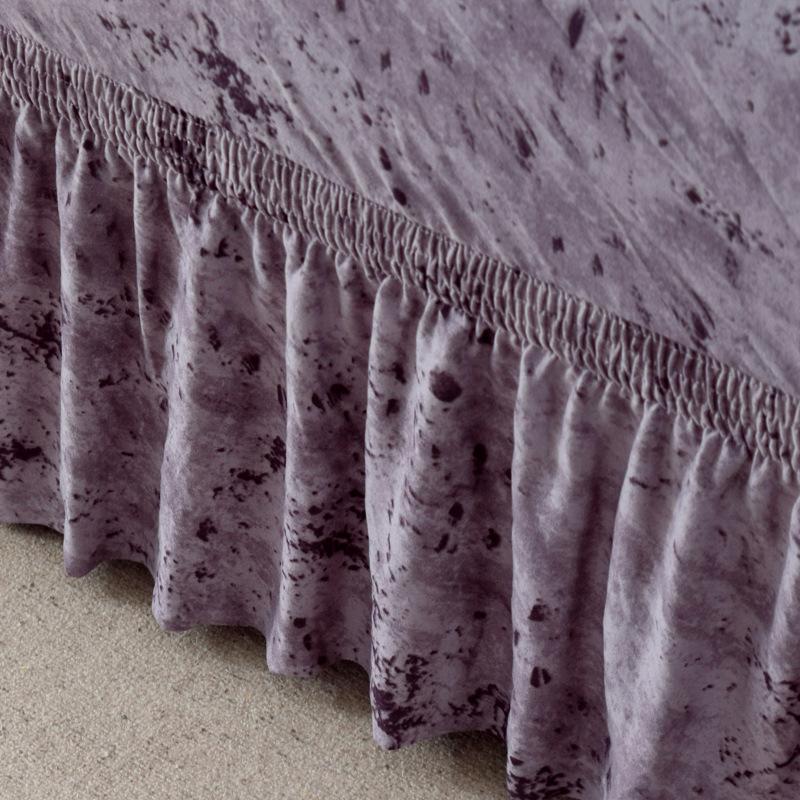 Straight row Sofa Cover All Inclusive New Skirt Elastic Leather Cover Universal Cushion Integrated Armrest Cover Old Fashioned