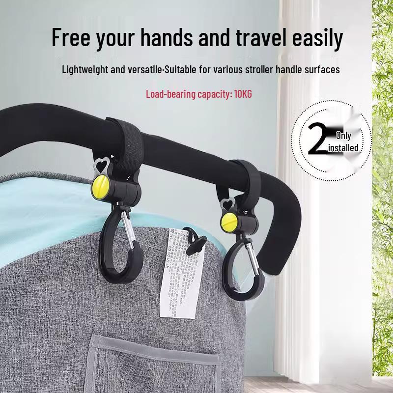 Universal Baby Stroller Hooks for Hanging Bags & Accessories