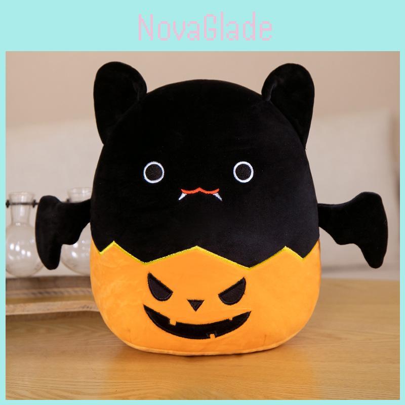 Cute Halloween Bat Pumpkin Plush Toy For Kids' Birthday And Home Decoration