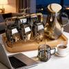 Qiwei Heat-Resistant Glass Mug Set with Handles