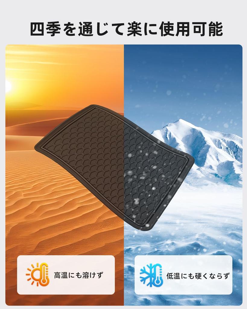 LANGBEAN Honda Vezel Interior Rubber Door Pocket Scratch and Noise Interior Vezel Custom Set of 15 RV-specific Mats, Non-Slip Mats, Prevention, Parts,