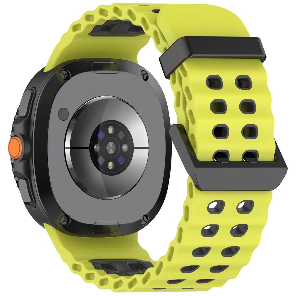 Two-Tone Strap For Samsung Galaxy Watch 8 40/44mm Silicone Sports Band Bracelet For Galaxy Watch 8 Classic 46mm Replacement Band
