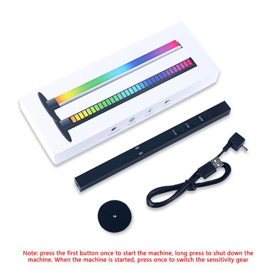 Pickup Rhythm Light Atmosphere Light RGB Colorful Voice-Activated Rhythm Music LED Lantern Sound Control Ambient Light