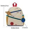New Cartoon Planet Children's Backpack Canvas Lightweight Kindergarten Fashion School Bag Travel Backpack