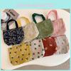 Stylish Canvas Tote Bag With Floral Prints Soft Handle For Casual Wear