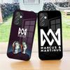 M-Marcus And Martinus Music Phone Case For Samsung S24 Ultra S23 S22 S20 Fe S21 Plus Galaxy A54 A34 A24 A53 Glass Cover