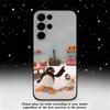 Cute P-Pingu Penguin Phone Case For Samsung S25,S24 Ultra,S20,S30 plus,S22 plus,S23,S30 Ultra 5G Silicone Black Shell