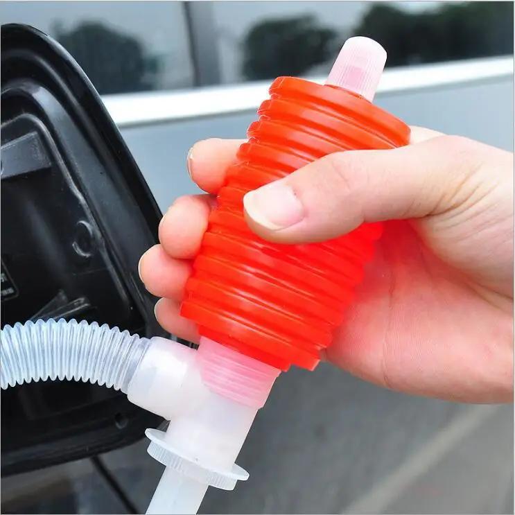 Automobile Manual Gas Oil Water Liquid Transfer Pump Manual Siphon Water Chemical Liquid Pump Universal Vehicle Tool