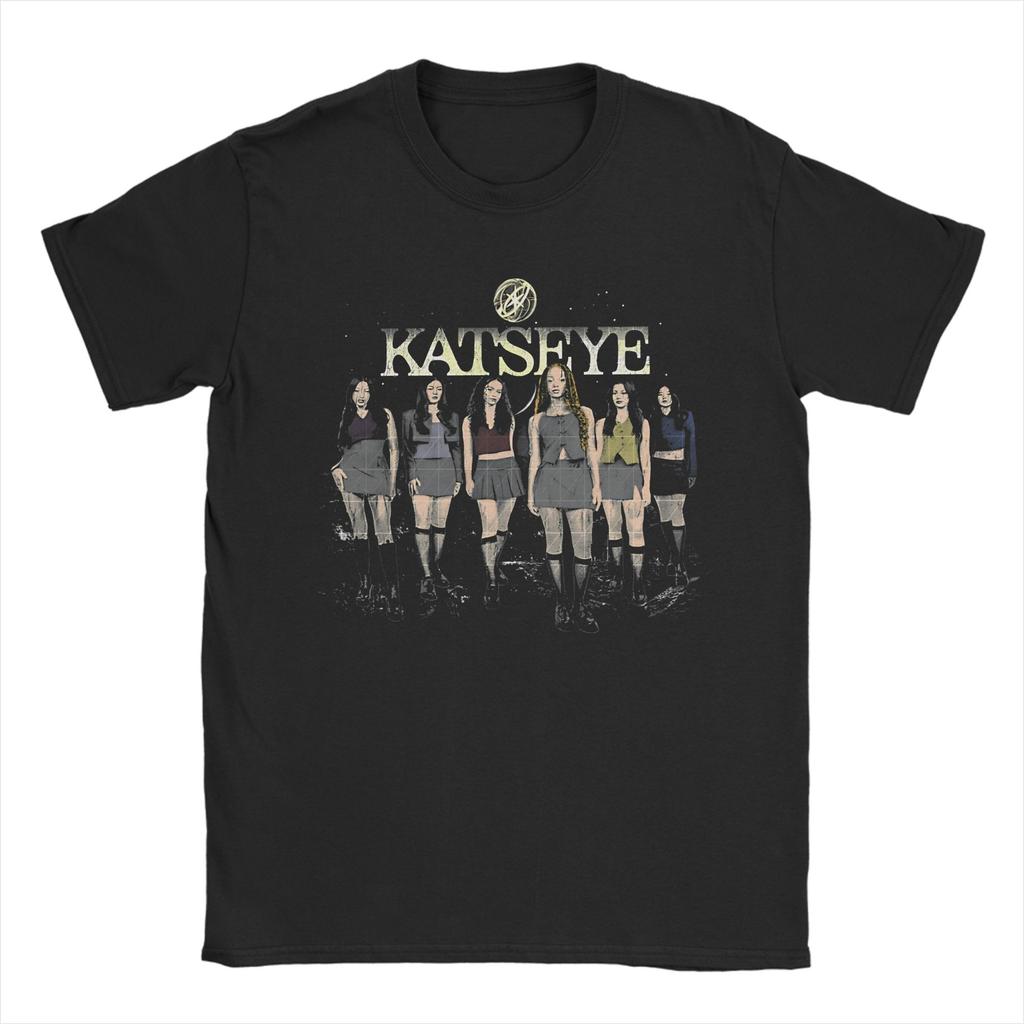 KATSEYE Kpop Girl Group Graphic Printed T Shirts Men Women  Pure Cotton  Tee Shirt Clothing