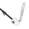 Spiedo a sgancio rapido in acciaio resistente Leggero Circa. Spiedo Ruota Posteriore 190mm Argento Spiedo Rullo Allenamento Bici Accessorio Ciclismo