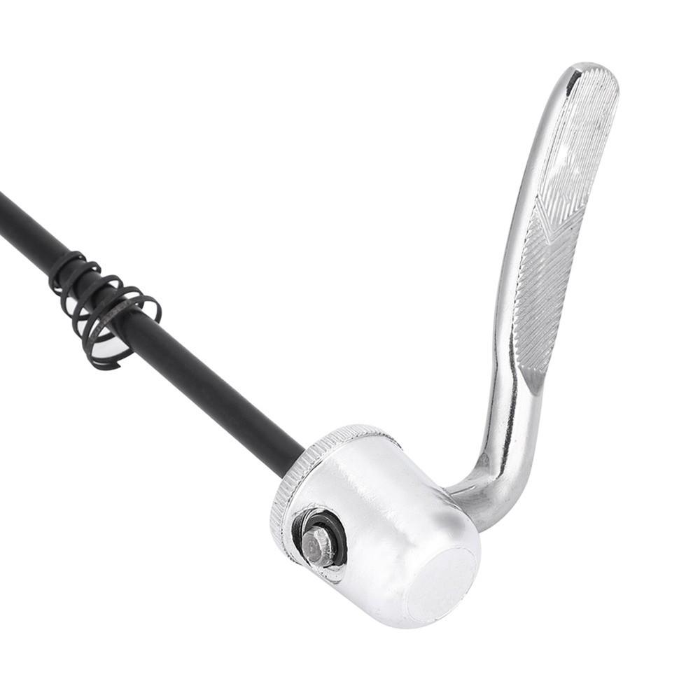 Spiedo a sgancio rapido in acciaio resistente Leggero Circa. Spiedo Ruota Posteriore 190mm Argento Spiedo Rullo Allenamento Bici Accessorio Ciclismo