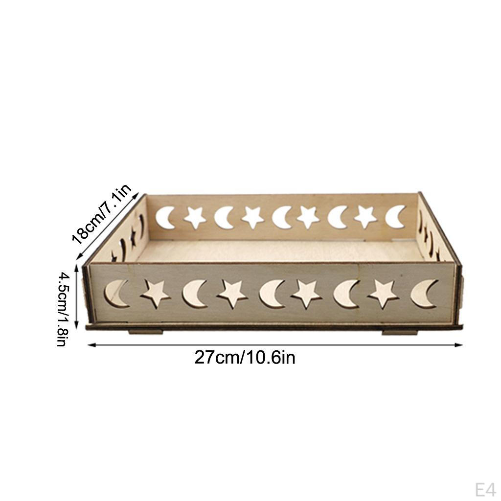 Eid Mubarak Dessert Tray Ramadan Decorative for