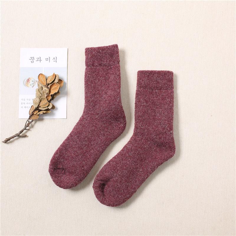 Superdicke Wollmischung Socken für Damen und Herren, mittellang - Gemütlich und warm für Herbst und Winter