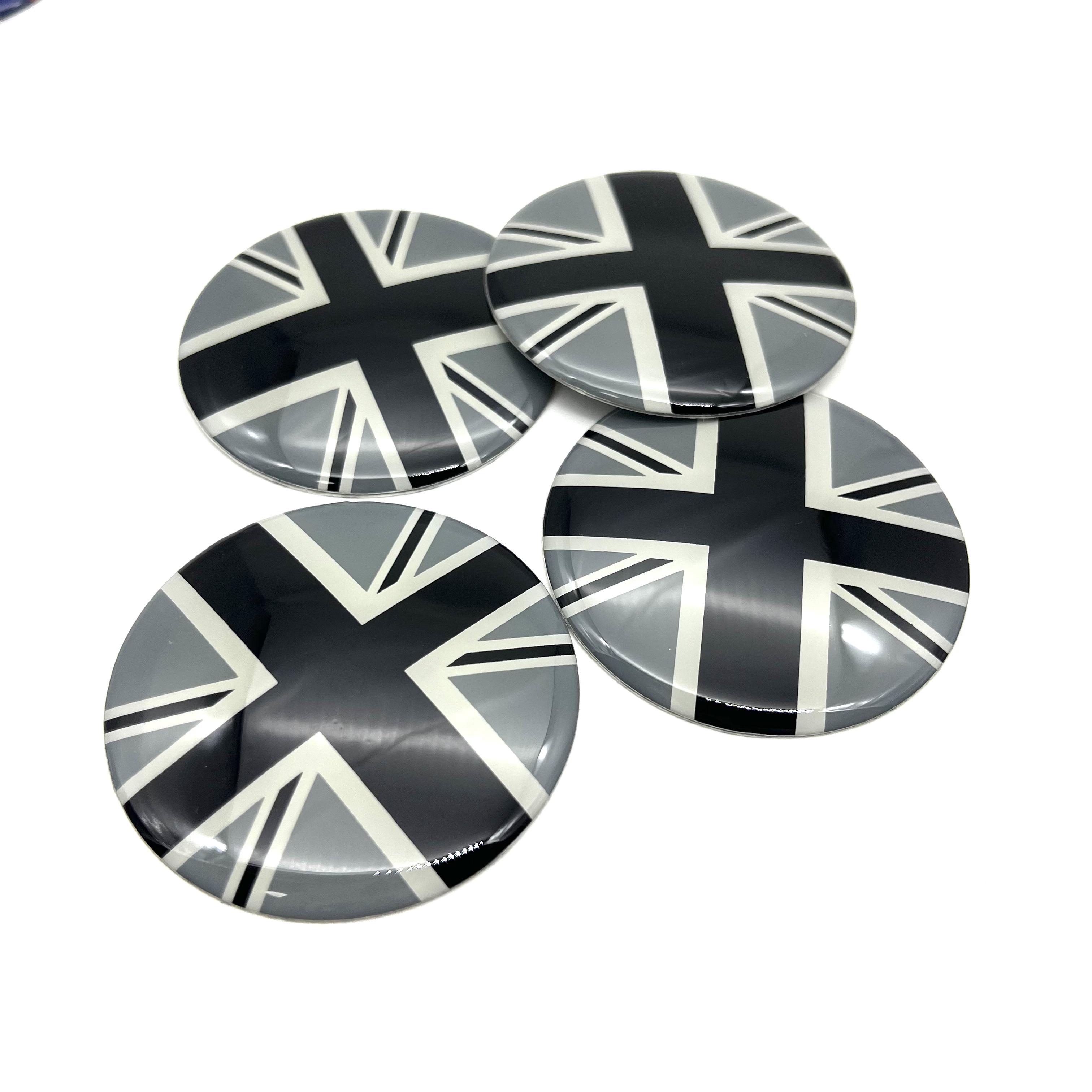 

4Pcs 52mm Letters JCW John Cooper Works Emblem Mini S Countryman 54mm Car Wheel Center Hub Cap Modiified Badge StickerAccessorie 4Pcs 52mm Sticker