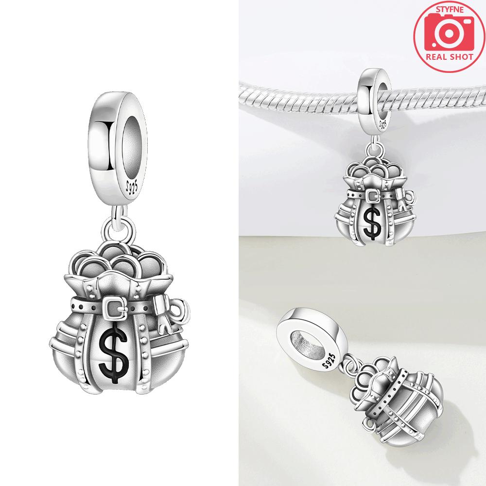 

Original Copper Lucky Dice Magic Hat Cute Headphones Starry Cocktail Pendant Bead Fit Bracelet Women Jewelry Diy Gift