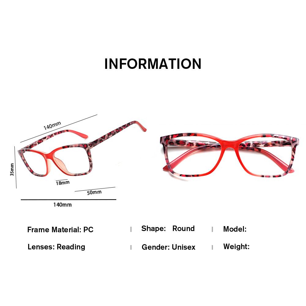 TUREZING Reading Glasses for Men Women Fashion Sunglasses with Printed Frames Spring Hinges Portable Outdoor Prescription Eyewear