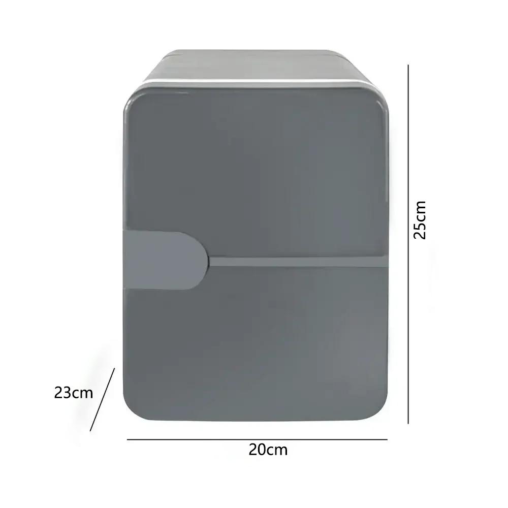 

6L Автомобильный мини-холодильник Красота Косметика Маска Макияж Уход за кожей Холодильник Полупроводниковый USB Подогрев Охлаждение Общежитие Холодильник серый